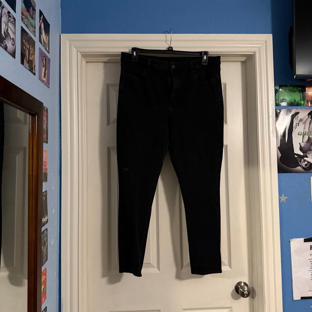 American Eagle super hi-rise jegging in black size 18 regular